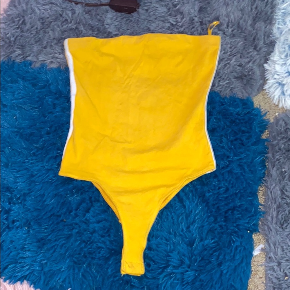 Strapless bodysuits top